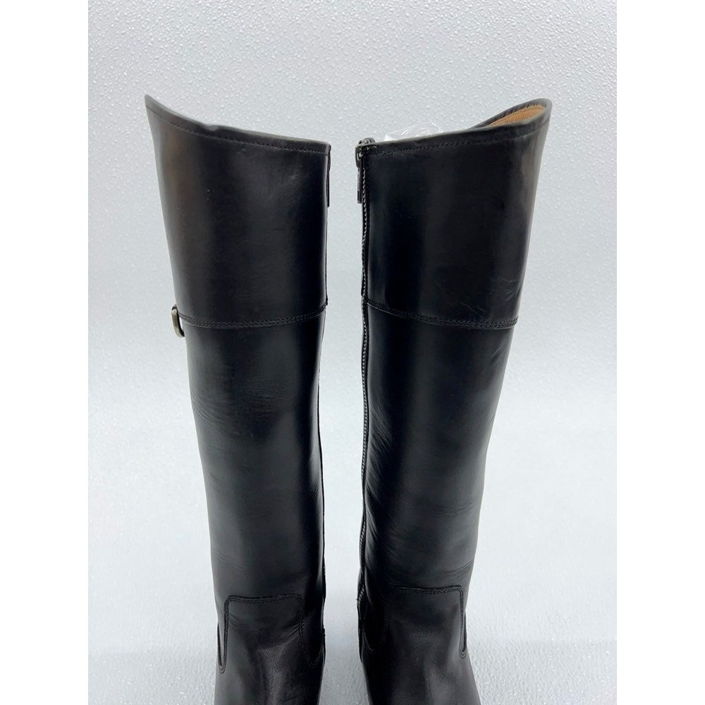 Frye Jayden Riding Boots High Knee Western Tall Boots D Ring Womens 6 B Black - Picture 9 of 10